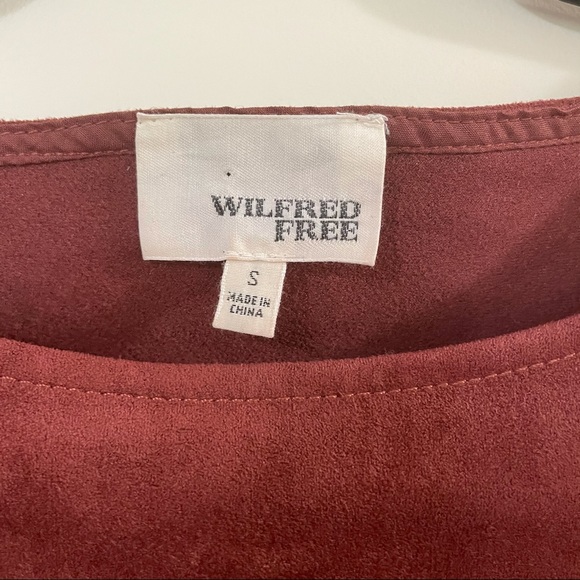 Artizia Wilfred Free Nori Faux Suede Sienna Dress - Picture 4 of 6